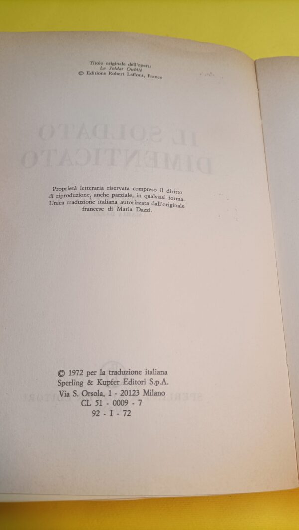 Guy Sajer, Il soldato dimenticato, Sperling & Kupfer - 1^ ed. 1972 - immagine 3