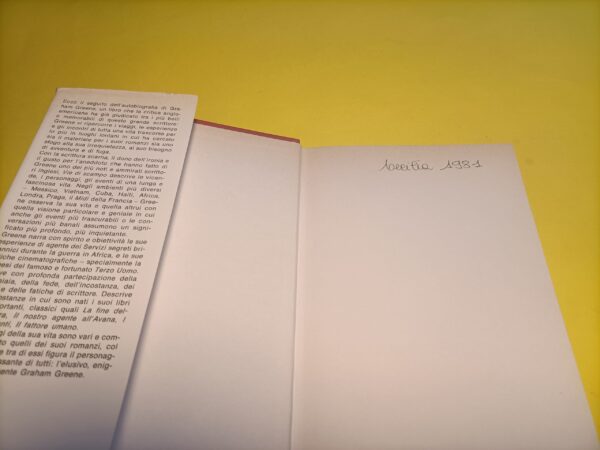 Graham Greene, Vie di scampo, Mondadori - 1^ ed. 1981 - immagine 3