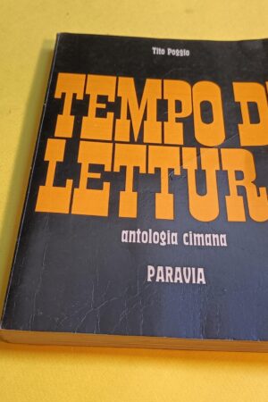 Tito Poggio, Tempo di lettura - Antologia cimana, Paravia