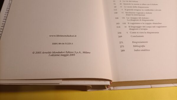 Alessandra Graziottin, Il dolore segreto, Mondadori - 1^ ed. 2005 - immagine 4