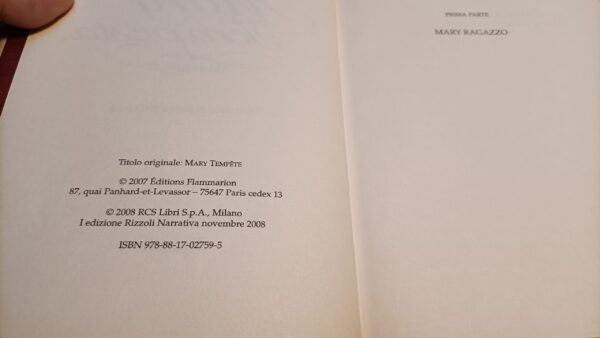 Alain Surget, Mary tempesta, Rizzoli - 1^ ed. 2008 - immagine 3