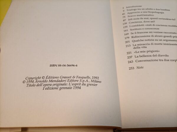 Henri Laborit, Lo spirito del solaio, Mondadori - 1^ ed. 1994 - immagine 5