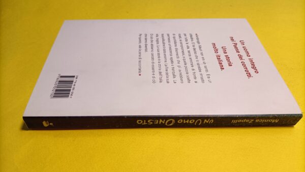 Monica Zapelli, Un uomo onesto, Sperling & Kupfer - 1^ ed. 2012 - immagine 2