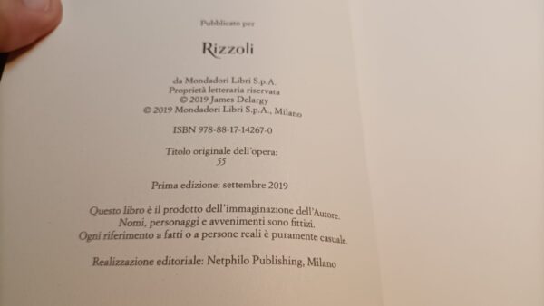 James Delargy, 55, Rizzoli - 1^ ed. 2019 - immagine 3
