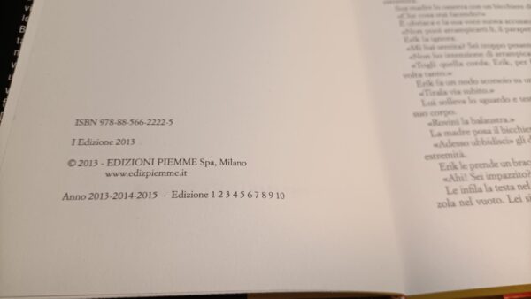 Hans Koppel, Ora sei mia, Piemme - 1^ ed. 2013 - immagine 2