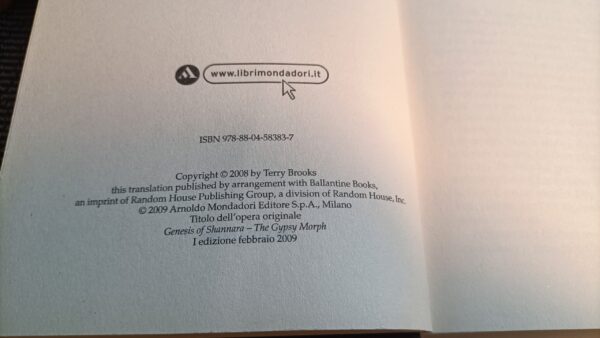 Terry Brooks, L'esercito dei demoni, Mondadori - 1^ ed. 2009 - immagine 7
