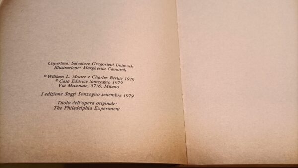 Moore/Berlitz, Esperimento Filadelfia, Sonzogno - 1^ ed. 1979 - immagine 5