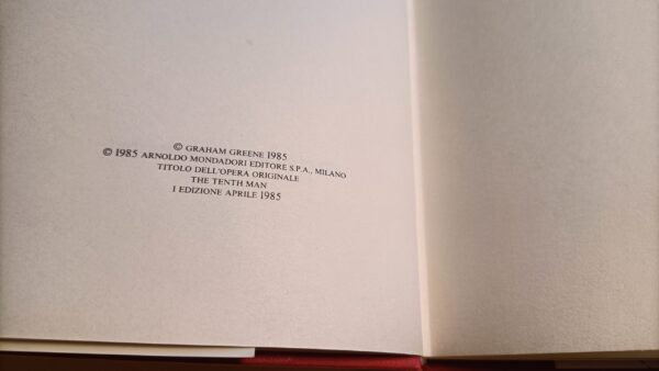 Graham Greene, Il decimo uomo, Mondadori - 1^ ed. 1985 - immagine 2