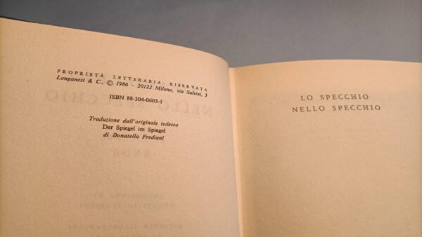 Michael Ende, Lo specchio nello specchio, Longanesi 1a edizione 1986 - immagine 3