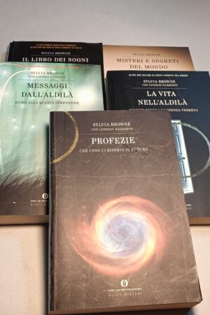Lotto 5 libri di Sylvia Browne Oscar Mondadori Nuovi Misteri