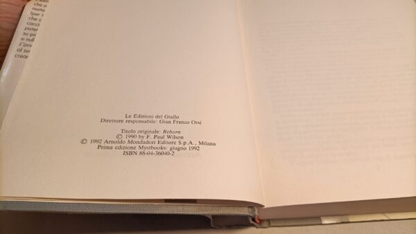 F. Paul Wilson, L'avvento del male, Mondadori 1a edizione 1992 - immagine 3