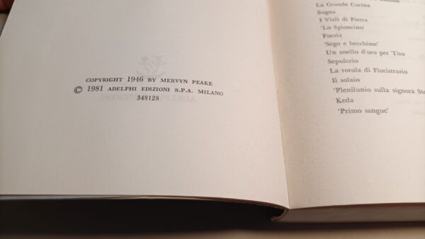 Mervyn Peake, Tito di Gormenghast, Adelphi 1a edizione 1981 - immagine 2
