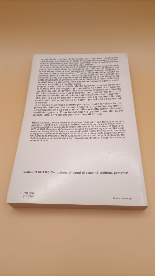 Manlio Cecovini, Trieste ribelle, SugarCo Edizioni - immagine 4