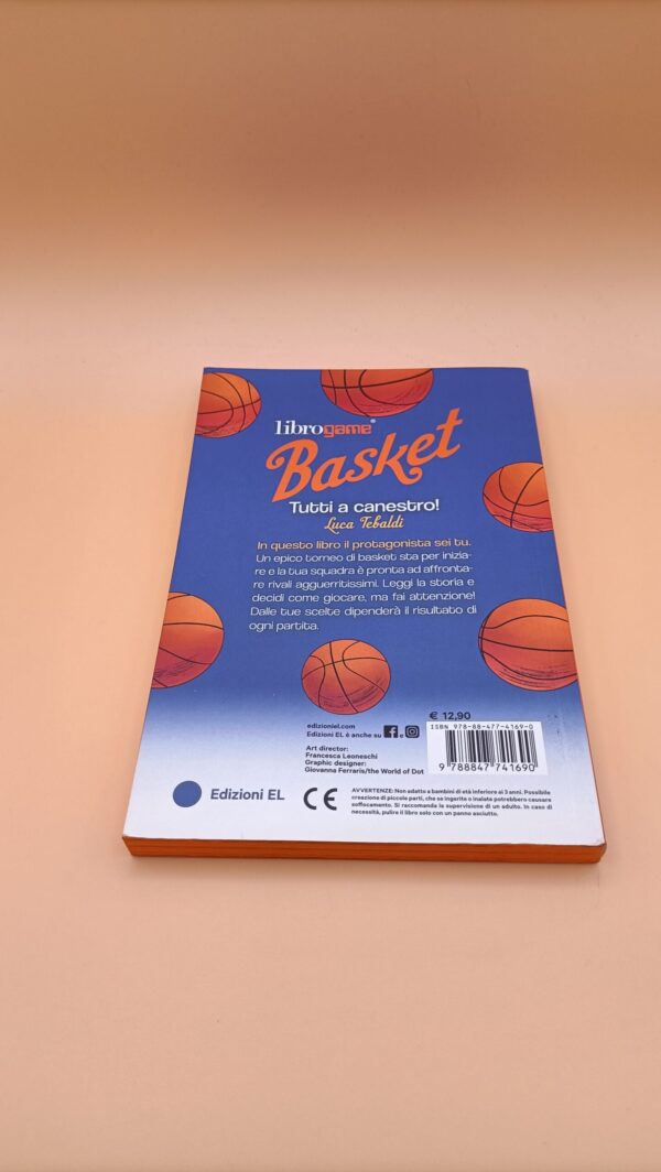 librogame Basket - Tutti a canestro, Edizioni EL - immagine 2