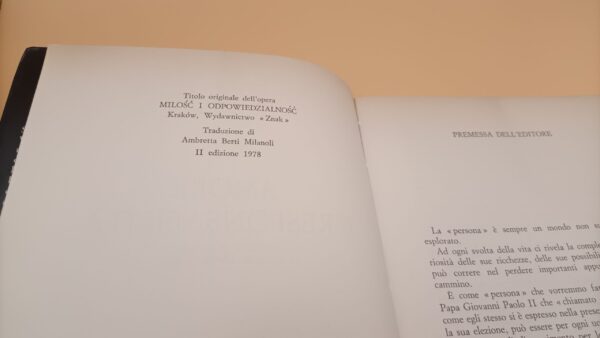 Carlo Wojtyla, Amore e responsabilità, Marietti 2a edizione 1978 - immagine 5