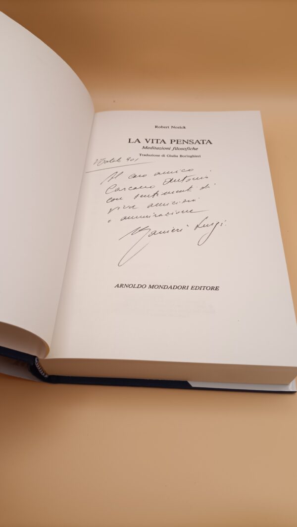 Robert Nozick, La vita pensata, Mondadori 1a edizione 1990 - immagine 3