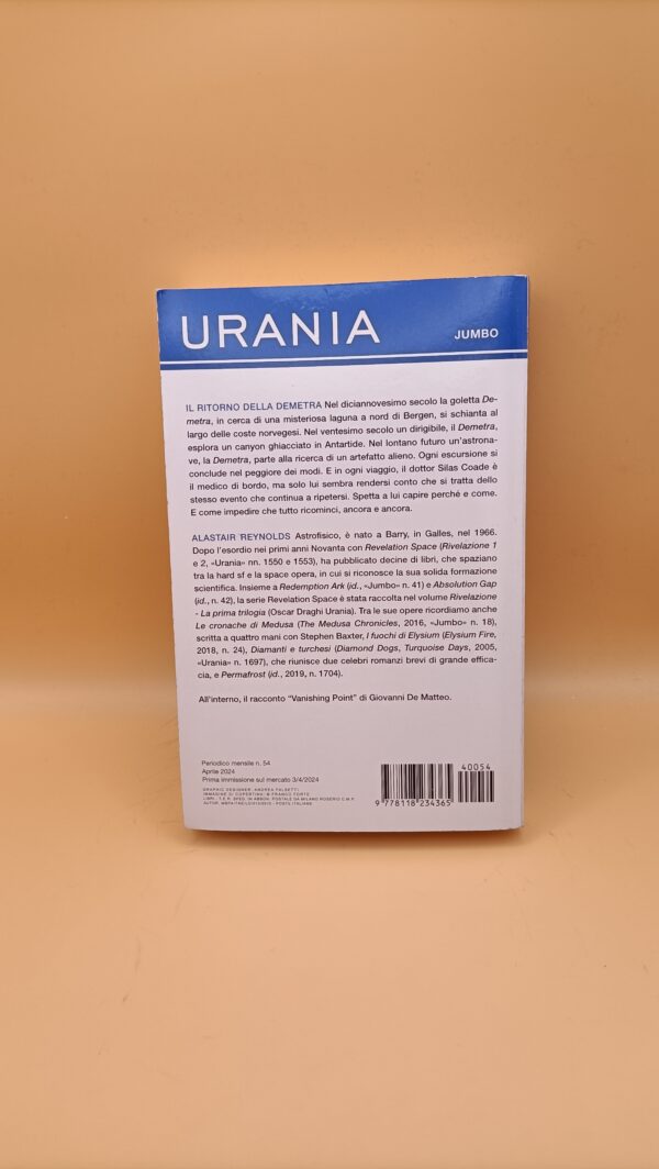 Alastair Reynolds, Il ritorno della Demetra, Mondadori Urania Jumbo - immagine 6