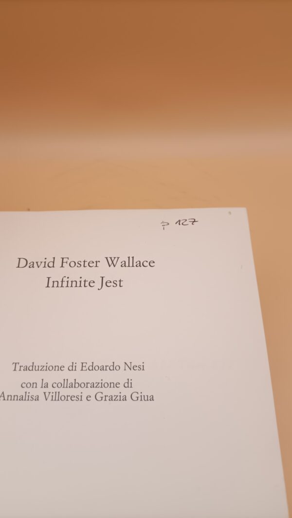 David Foster Wallace, Infinite Jest, Einaudi - immagine 3