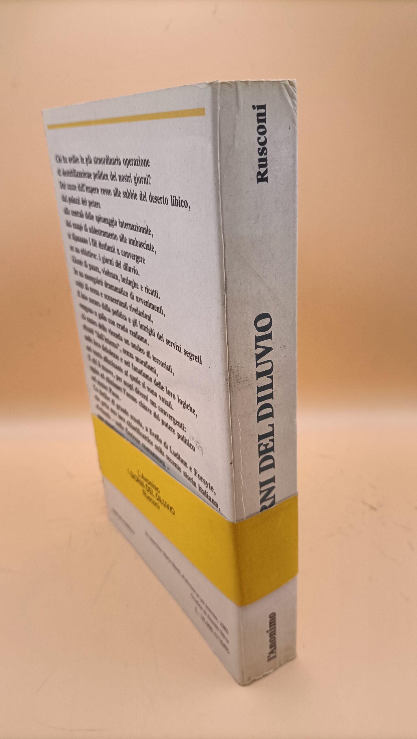 L'Anonimo, I giorni del diluvio, Rusconi 1a edizione 1985 - immagine 8